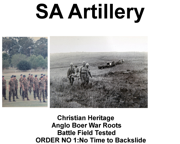SA Artillery Gunners , always ready